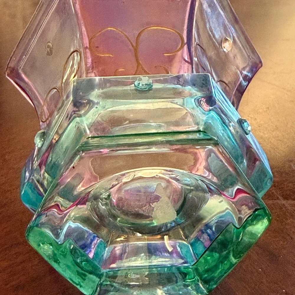 PartyLite Multicolor Glass Candle Holders - Picture 5 of 8